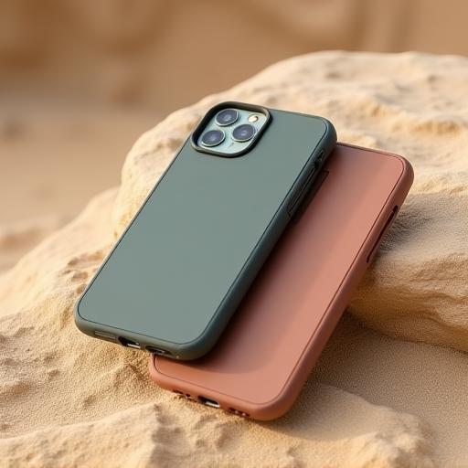 Impact Phone Cases on sandstone